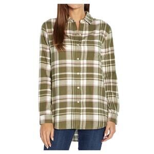 Gap Women’s Boyfriend Flannel Piper Button Up Shirt Top Size S - NWT $59